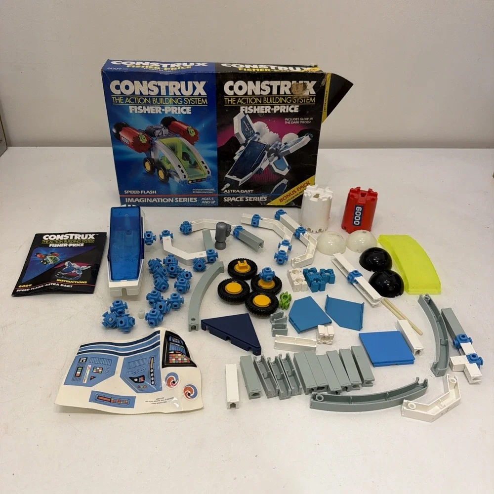 Fisher Price Construx Action Building System Speed Flash Astra Dart Set 6009